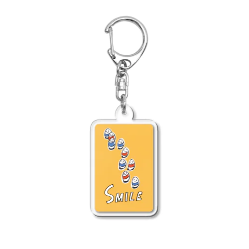 smile起き上がり小法師 Acrylic Key Chain