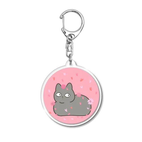 Cat Acrylic Key Chain