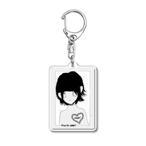 Heart Acrylic Key Chain