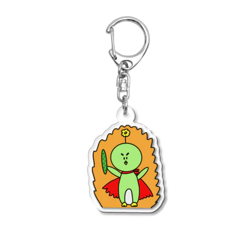 怒りのスーパーかっぱマン Acrylic Key Chain