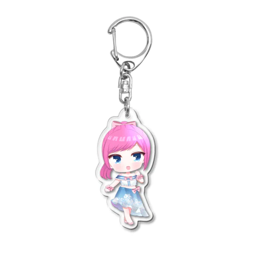 夏ドレスまに Acrylic Key Chain