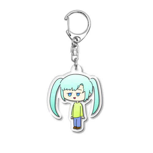 ジト目なツインテLAZちゃん Acrylic Key Chain