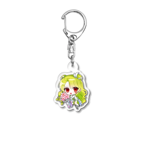 リリーパッド　睡蓮アクリルキーチェーン Acrylic Key Chain