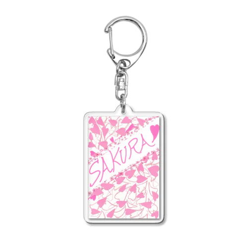 SAKURA Acrylic Key Chain