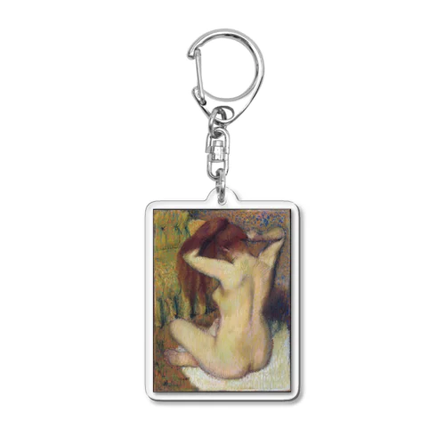 エドガー・ドガ 　/　彼女の髪をとかす女性　Woman Combing Her Hair ca. 1888–90 Acrylic Key Chain