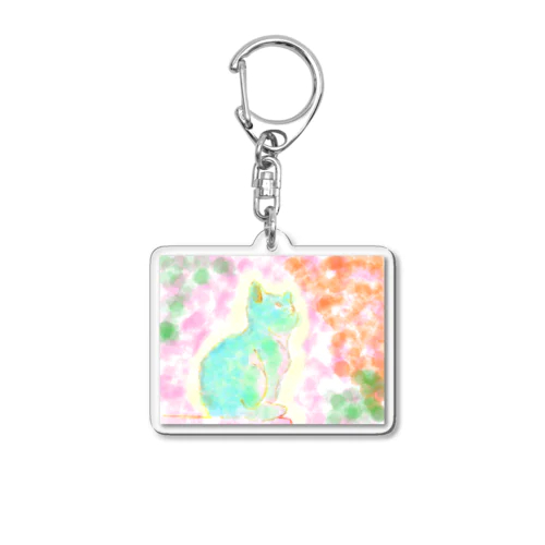 ねこ Acrylic Key Chain