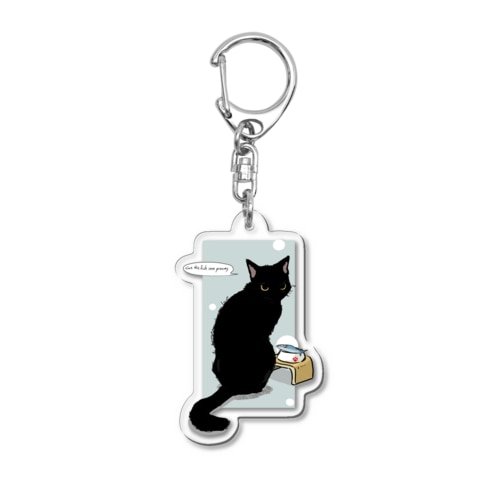 スーパー猫の日2 Acrylic Key Chain