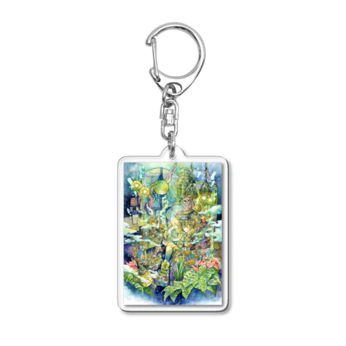 Under The Moon Acrylic Key Chain