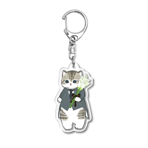 花婿にゃん　アクリルキーホルダー Acrylic Key Chain