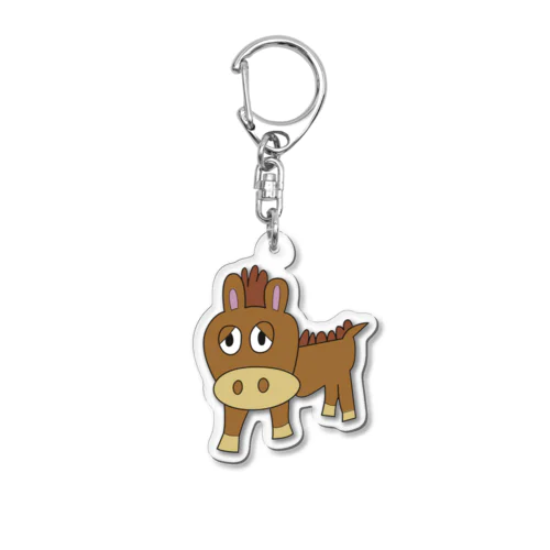 こまりウマ Acrylic Key Chain