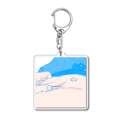 おなかぽよ Acrylic Key Chain