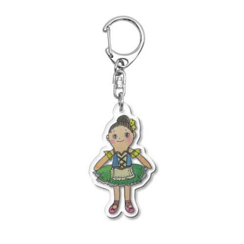 バレエガール Acrylic Key Chain