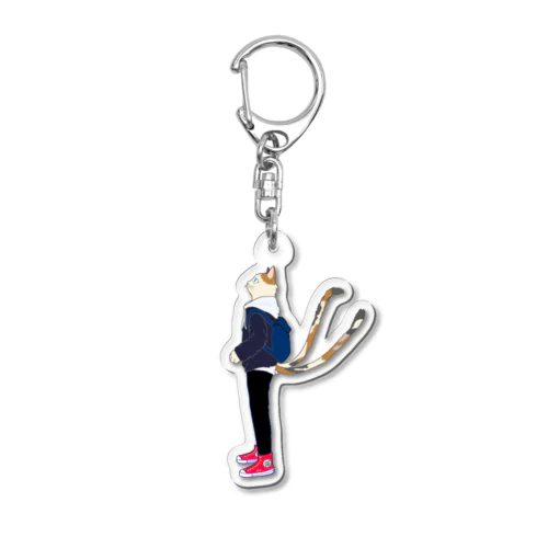 猫又くん Acrylic Key Chain