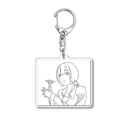 花持つ子 Acrylic Key Chain