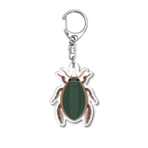 ゲンゴロウどっち【視力検査表パロディ】 Acrylic Key Chain