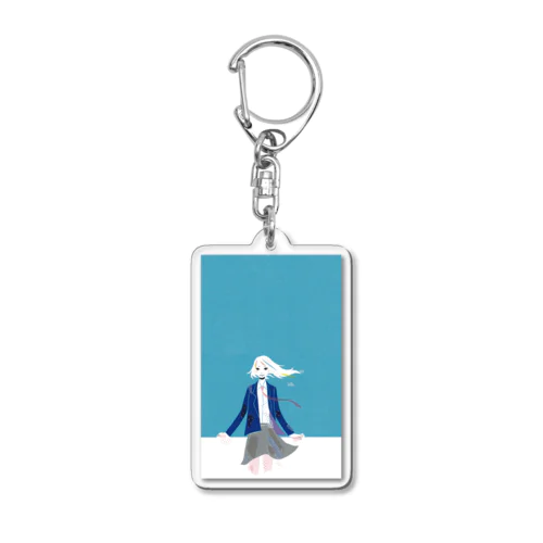 屋上 Acrylic Key Chain