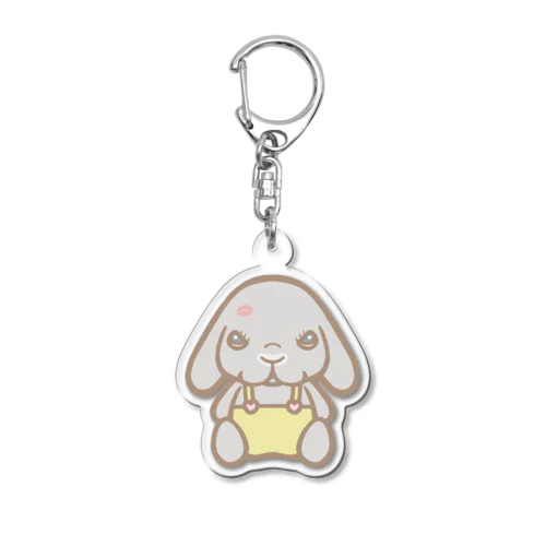 キスうさぎ Acrylic Key Chain