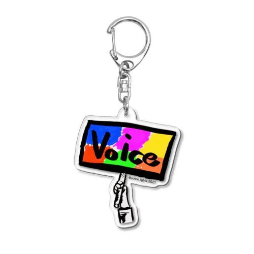 Voice Acrylic Key Chain