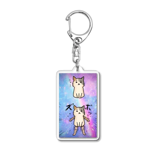 ズボねこ Acrylic Key Chain