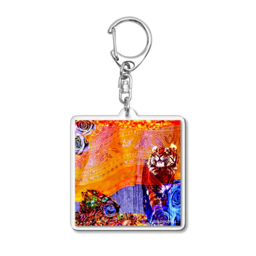 tiger. Acrylic Key Chain