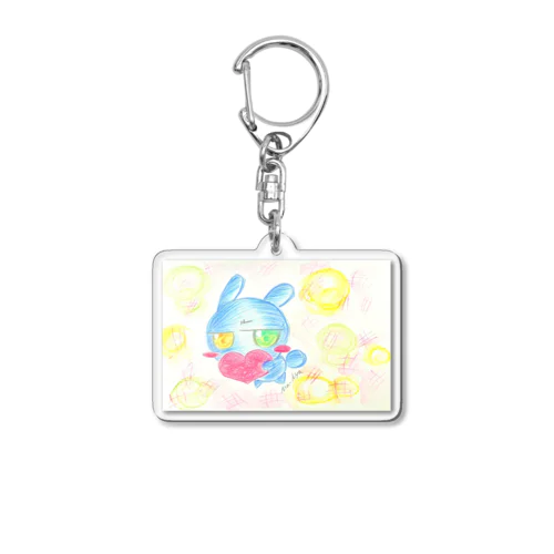 ぴょん吉のハートキャッチ Acrylic Key Chain