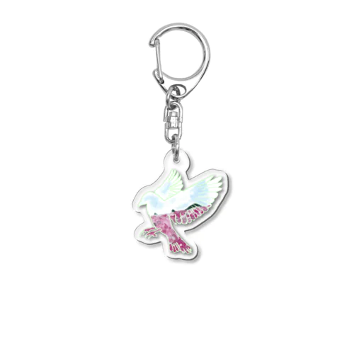 春映鳥(はるうつしどり) Acrylic Key Chain