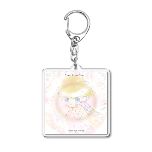 Angel Acrylic Key Chain