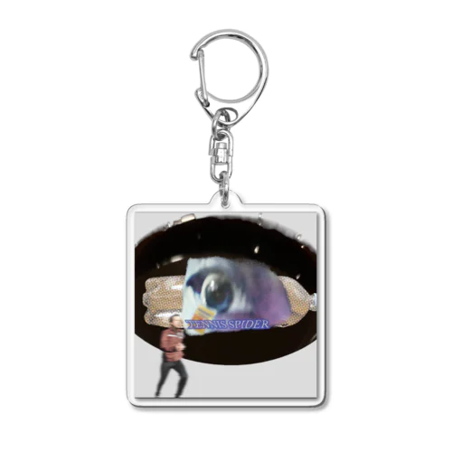 TENNIS SPIDER Acrylic Key Chain