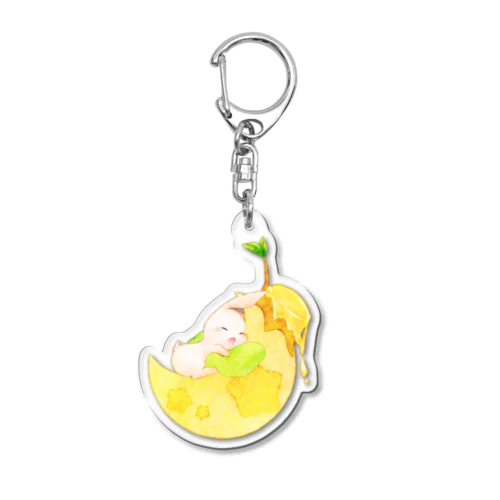 おやすみの月 Acrylic Key Chain