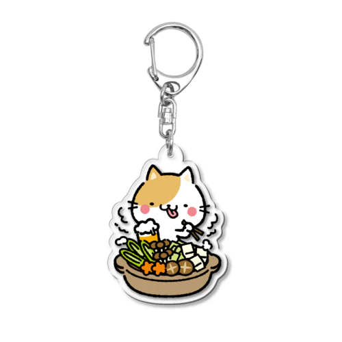 鍋とにゃんこ🐈 Acrylic Key Chain