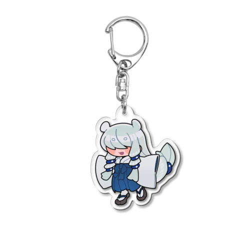 巫女さん　大 Acrylic Key Chain