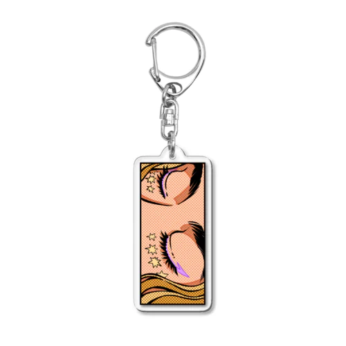 Starring eyes Acrylic Key Chain