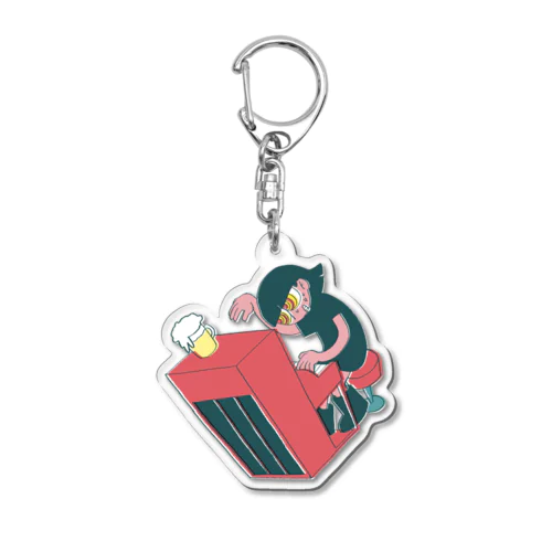 ピアノ弾き Acrylic Key Chain