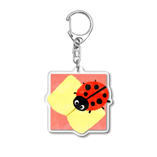 本の虫くん Acrylic Key Chain