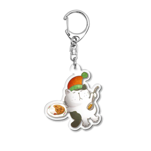 カレー食べるなりよ Acrylic Key Chain