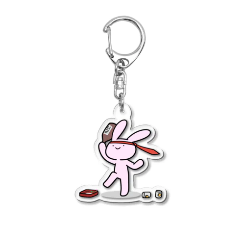 物騒うさぎ【えんかい】 Acrylic Key Chain