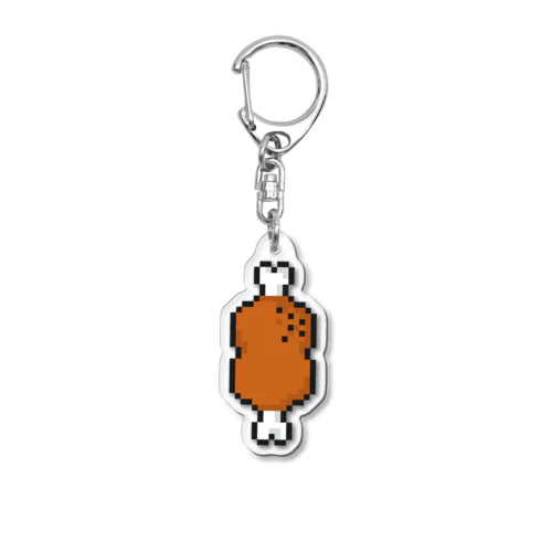 ドット絵　マンガ肉 Acrylic Key Chain