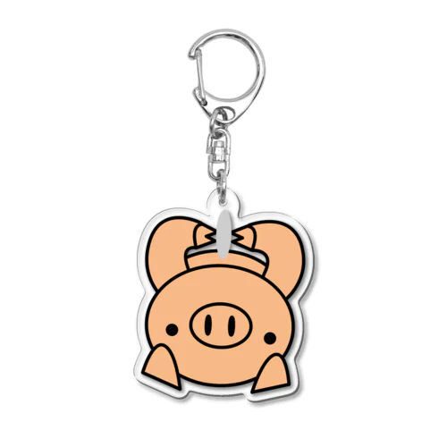 ぶらさがり隊　ブタさん Acrylic Key Chain