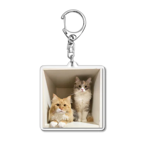 Ryan＆Lauren  Acrylic Key Chain