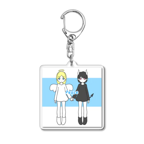 Peace Acrylic Key Chain