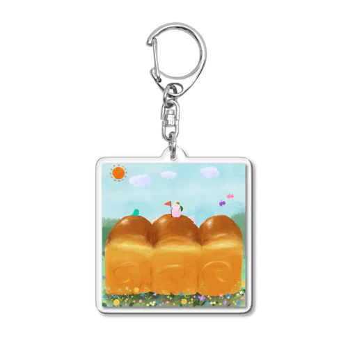 パンのお山でハイキング Acrylic Key Chain