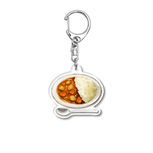 カレーライス Acrylic Key Chain