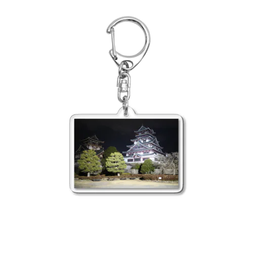 伏見桃山城(夜) Acrylic Key Chain