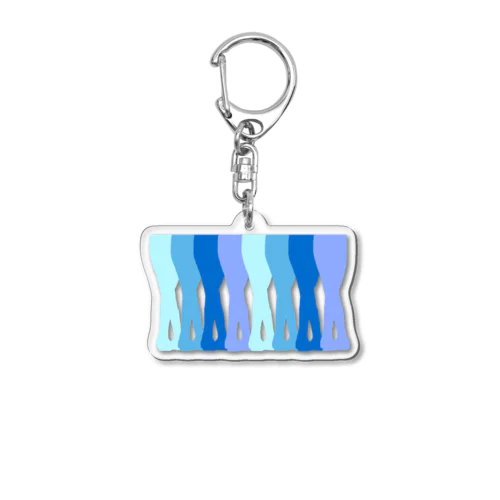 Ballet!!blue Acrylic Key Chain