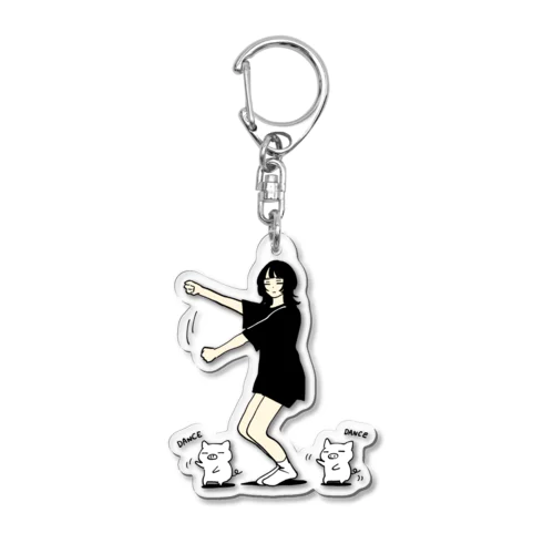 DANCE DANCE Acrylic Key Chain