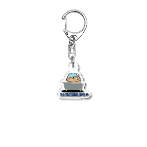 さうにゃにゃん お風呂 Ver. Acrylic Key Chain