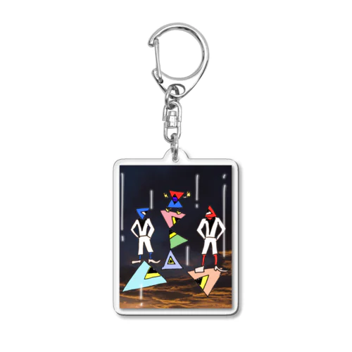 トライアングルマン Acrylic Key Chain