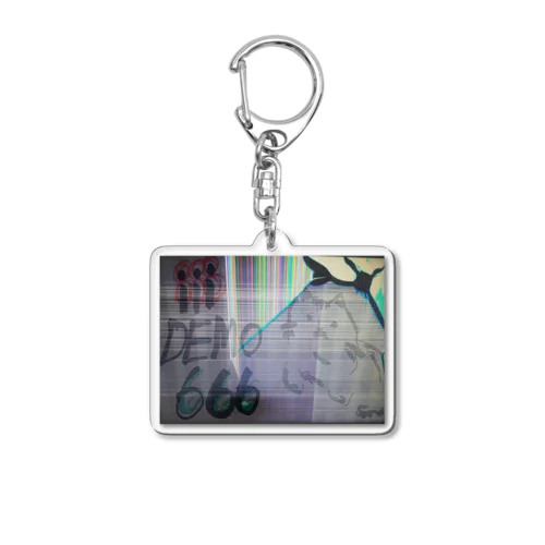 666 Acrylic Key Chain