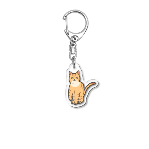 とらねこ Acrylic Key Chain