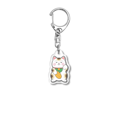 まねきねこ Acrylic Key Chain